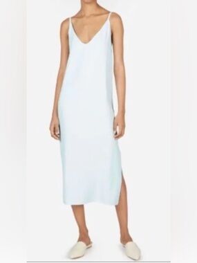 Everlane Pale Blue Goweave Slip Dress